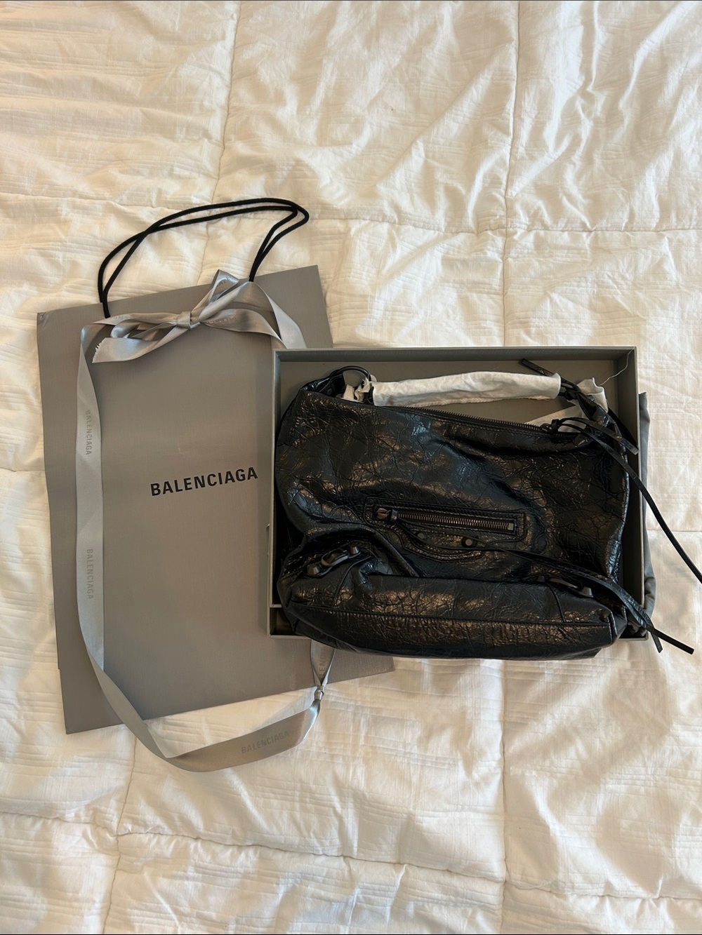 Classic City Bag – Black Leather – w/ Box & Dust Bag